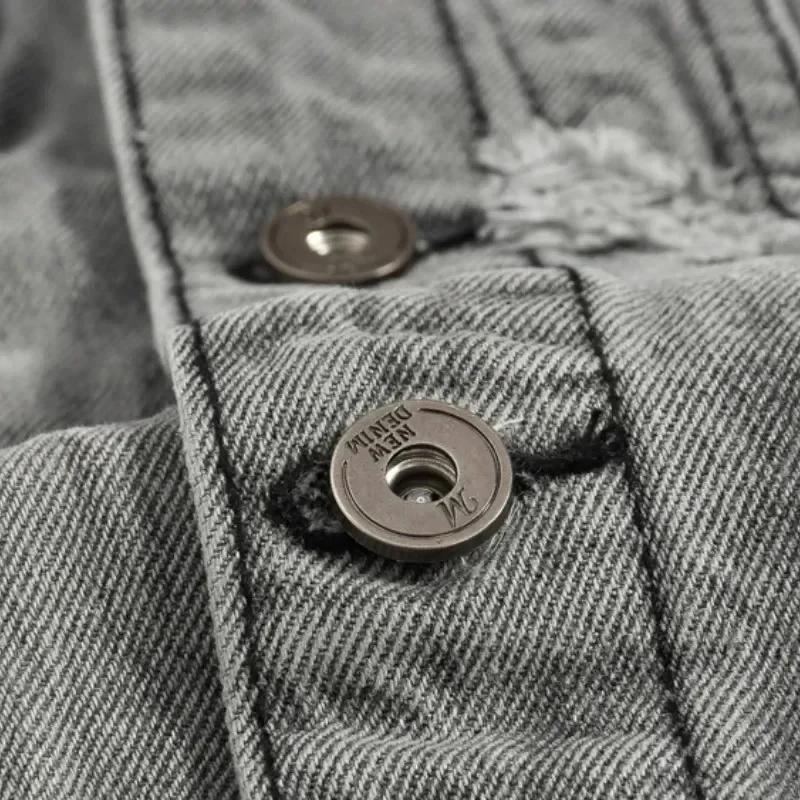 Gilet jean biker - Dark