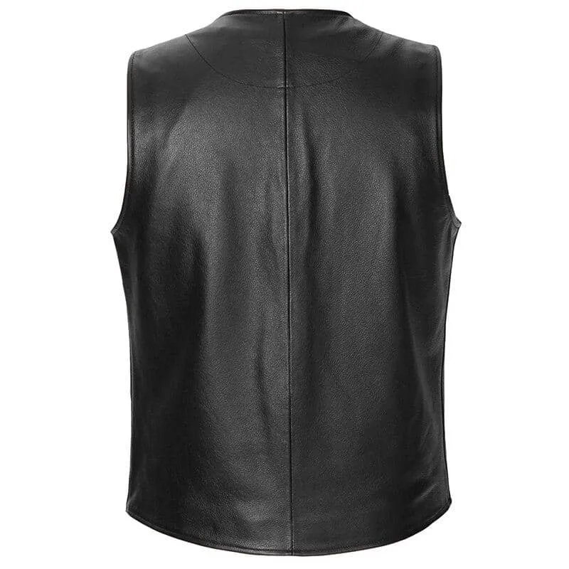 Gilet biker en cuir - Jodoft