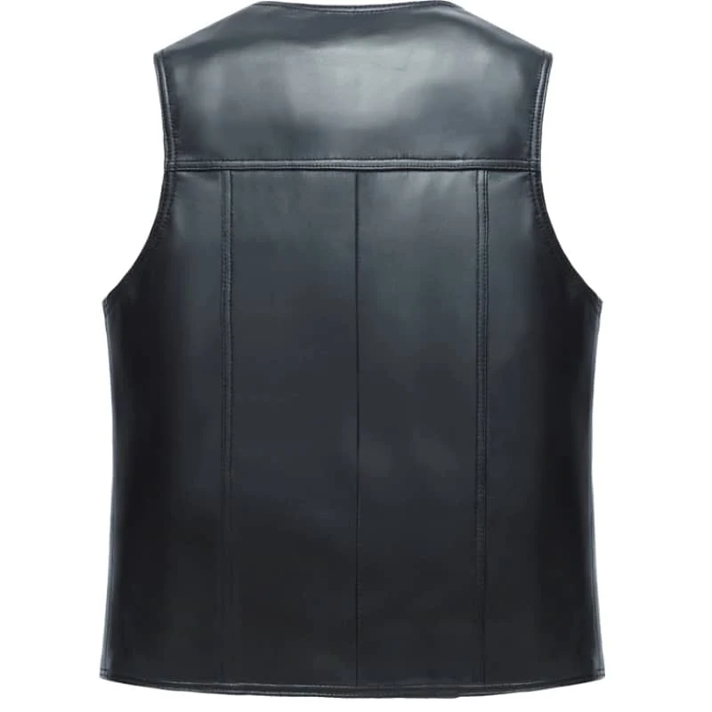 Gilet biker en cuir - Old biker