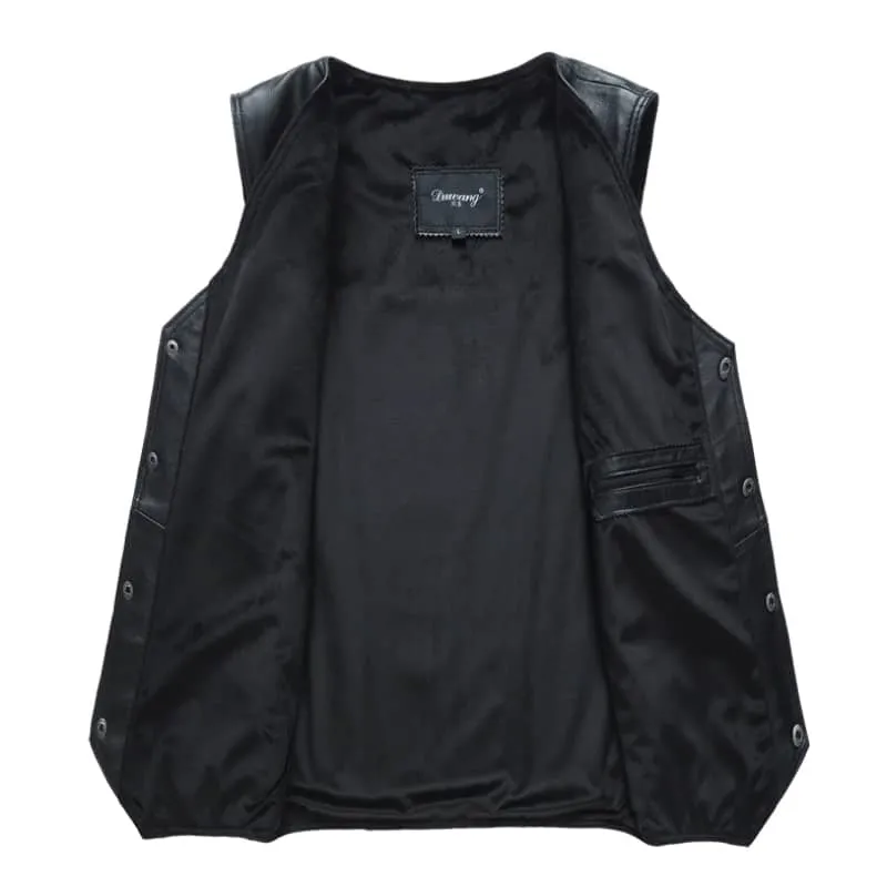 Gilet biker en cuir - Old biker