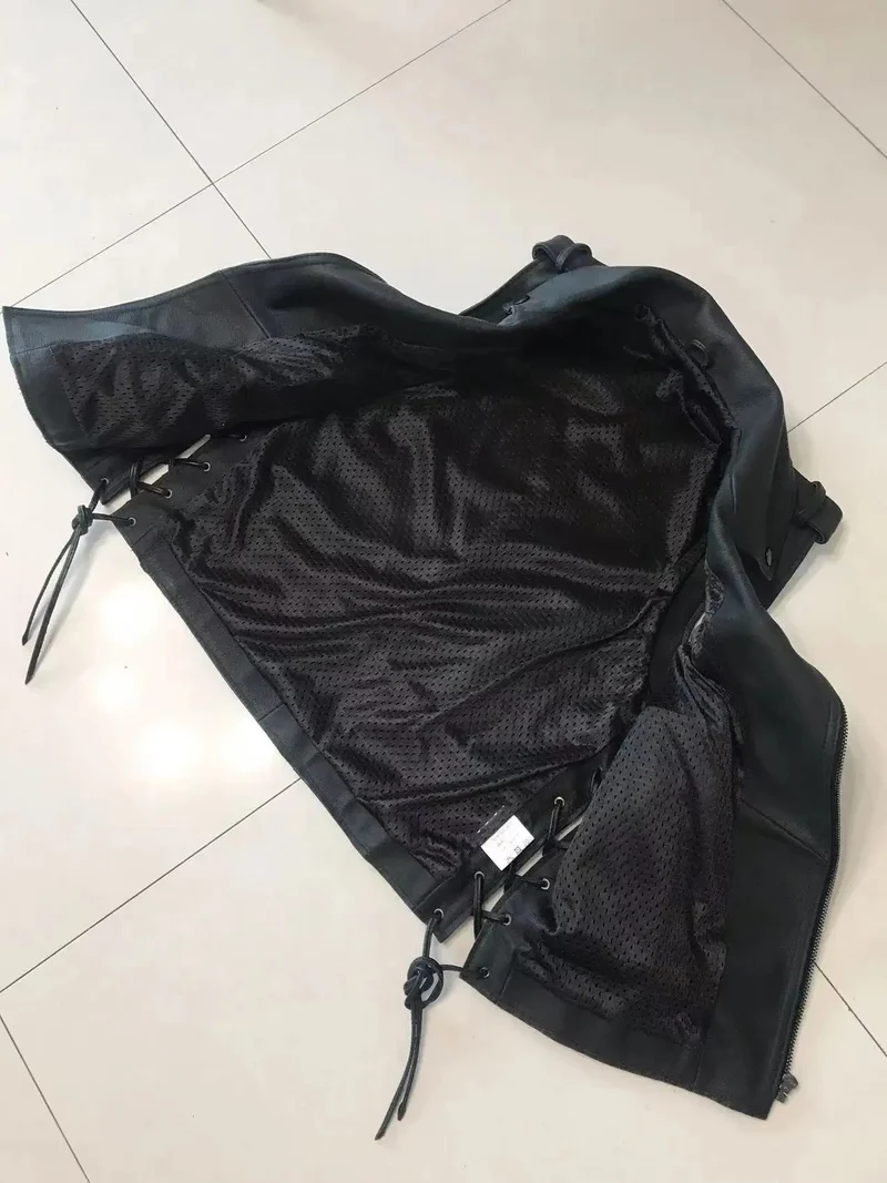 Gilet cuir biker - Free biker