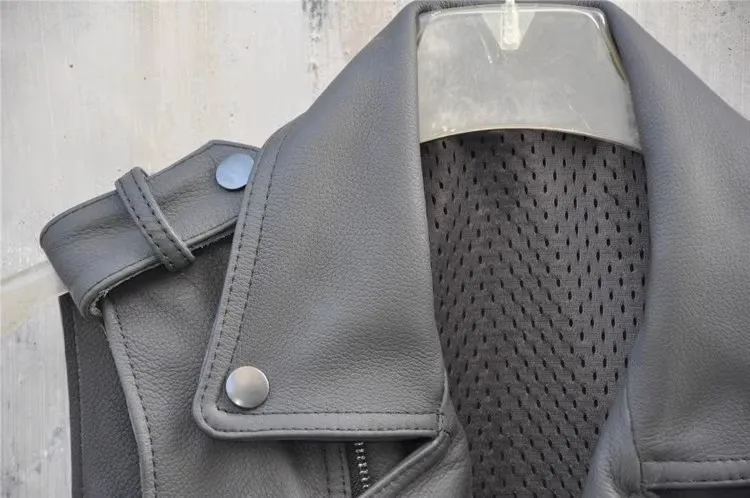 Gilet cuir biker - Free biker