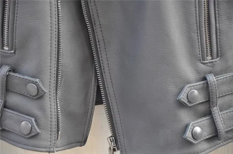 Gilet cuir biker - Free biker