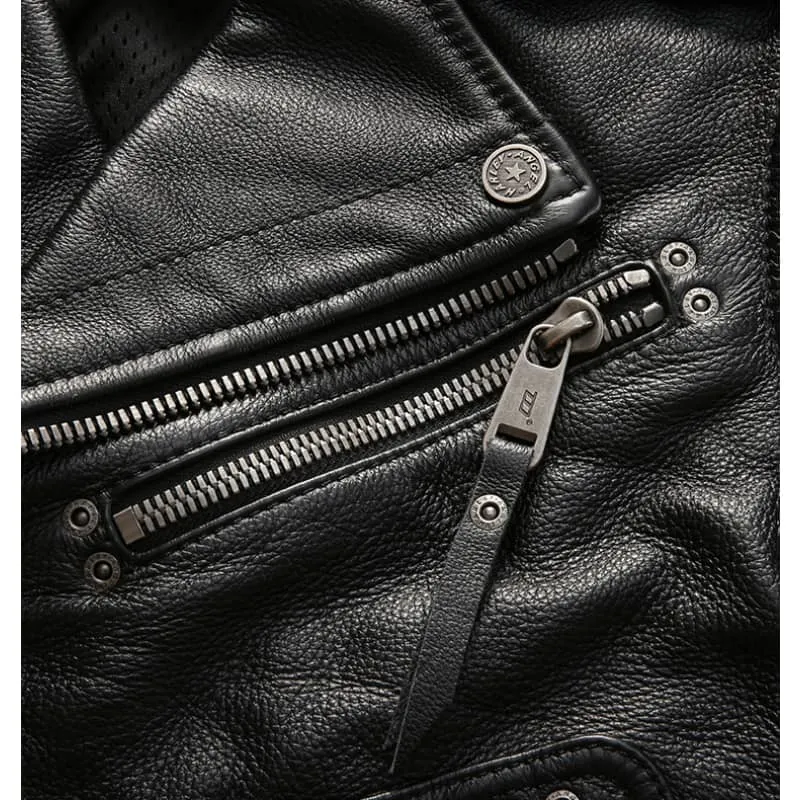 Gilet cuir biker - Harley angel road