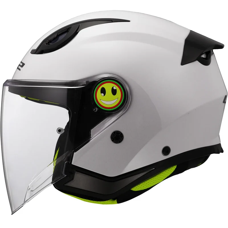 Casco LS2 OF622 Funny II Solid - Blanco Brillo