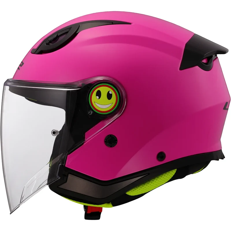 Casco LS2 OF622 Funny II Solid - Rosa Brillo
