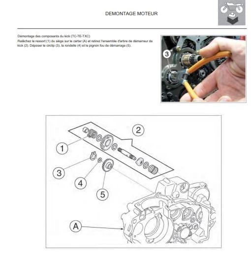 Manuel d'atelier Husqvarna 310 450 510 2010 français