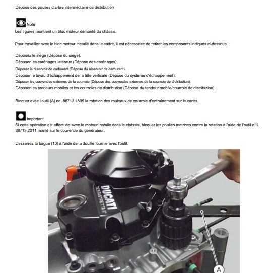 manuel d'atelier Ducati 821 Hyperstrada 2014 français