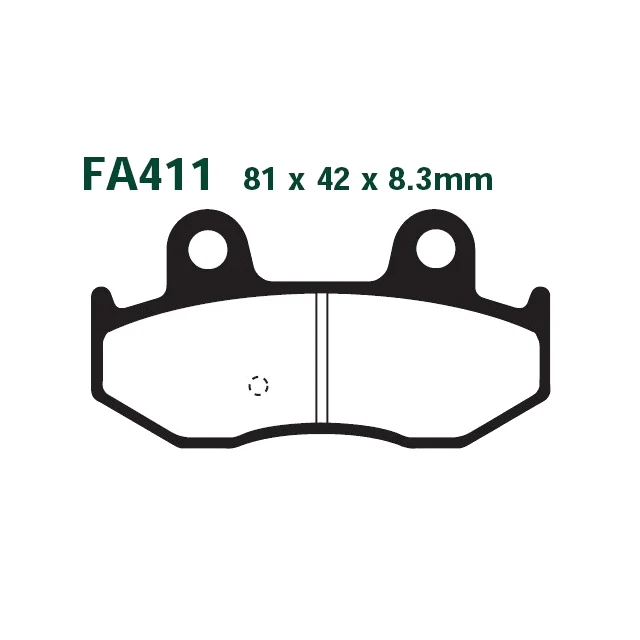 Pastillas de freno Suzuki 400 Burgman 01-06 EBC HH - sinterizadas
