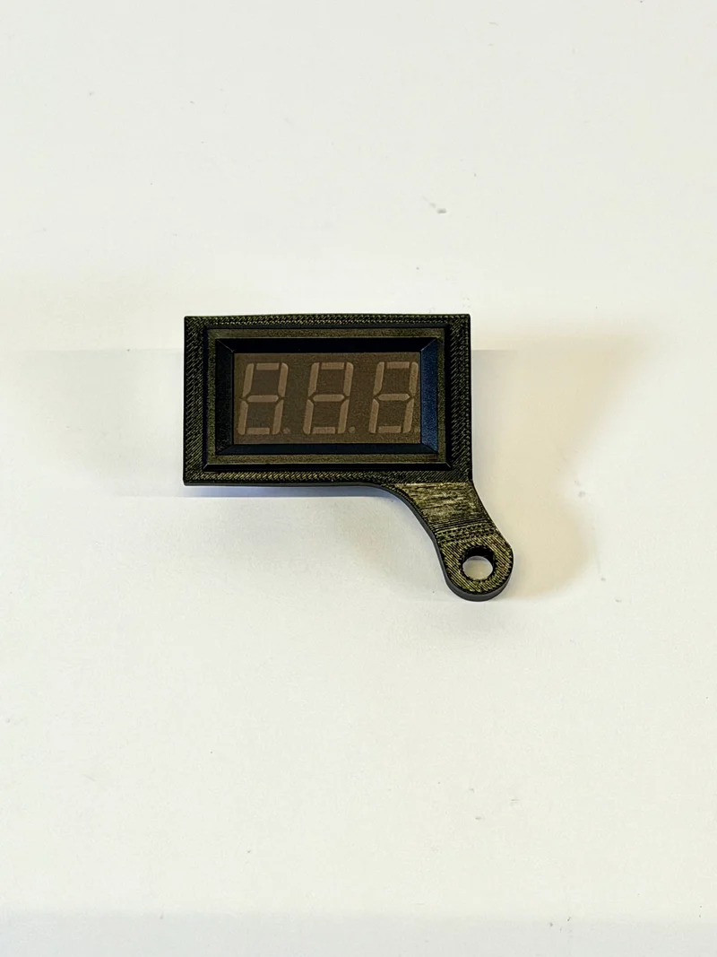 Indicateur de tension de batterie – avec support de fixation