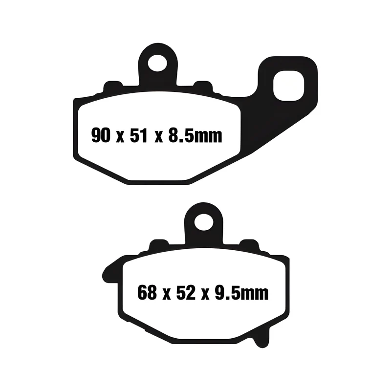 Pastillas de freno traseras Kawasaki ER-6F EBC HH - sinterizadas