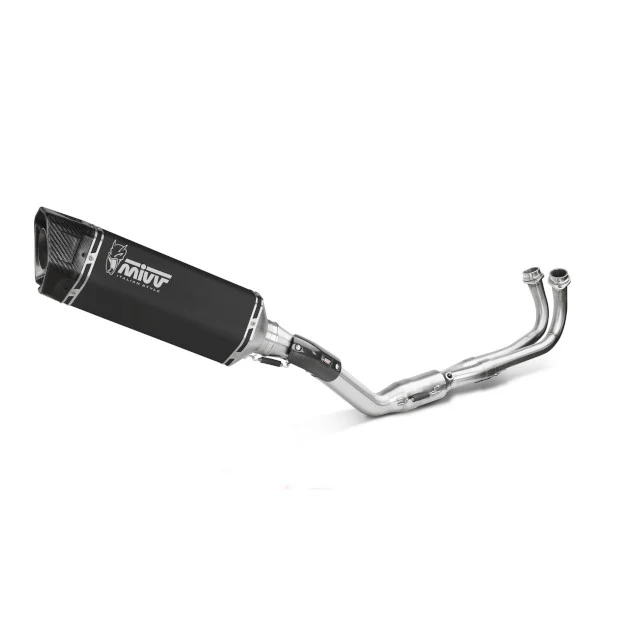 Escape Yamaha T-Max 560 22-23 2x1 SR-1 MiVV - titanio negro terminal carbono