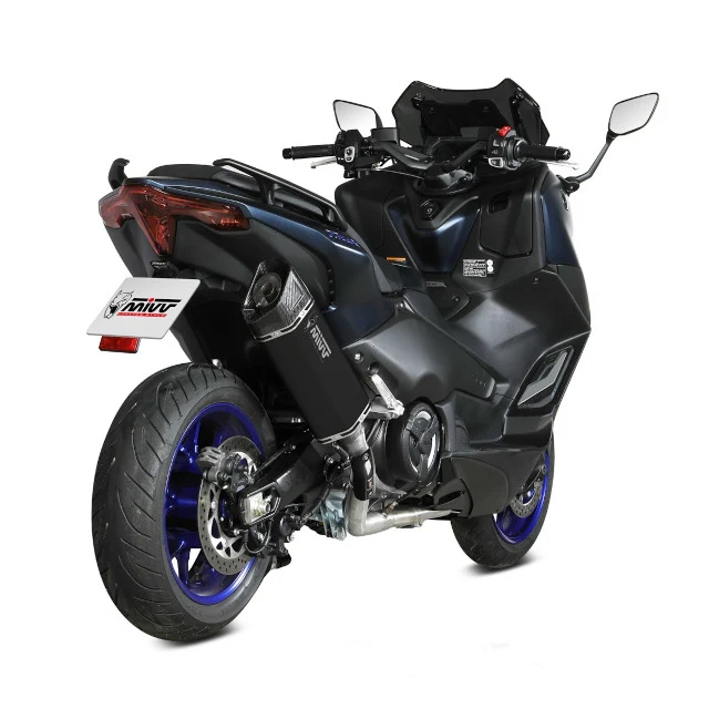 Escape Yamaha T-Max 560 22-23 2x1 SR-1 MiVV - titanio negro terminal carbono