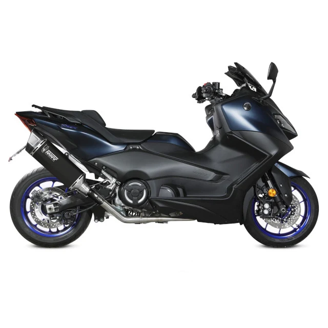 Escape Yamaha T-Max 560 22-23 2x1 SR-1 MiVV - titanio negro terminal carbono
