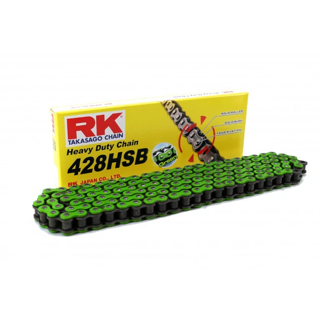 Cadena RK 428SB con 140 Eslabones - Verde