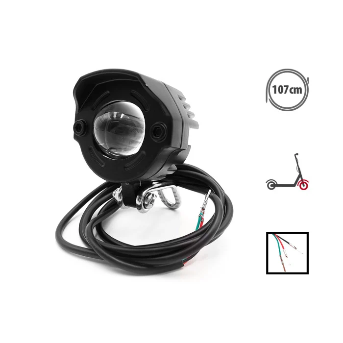 Phare LED avant klaxon Dualtron Forever