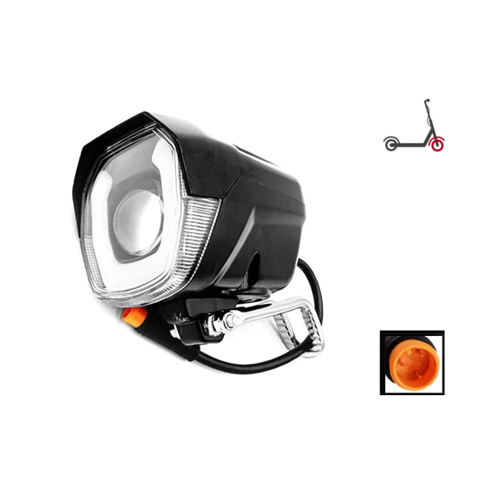 Phare LED avant connecteur etanche