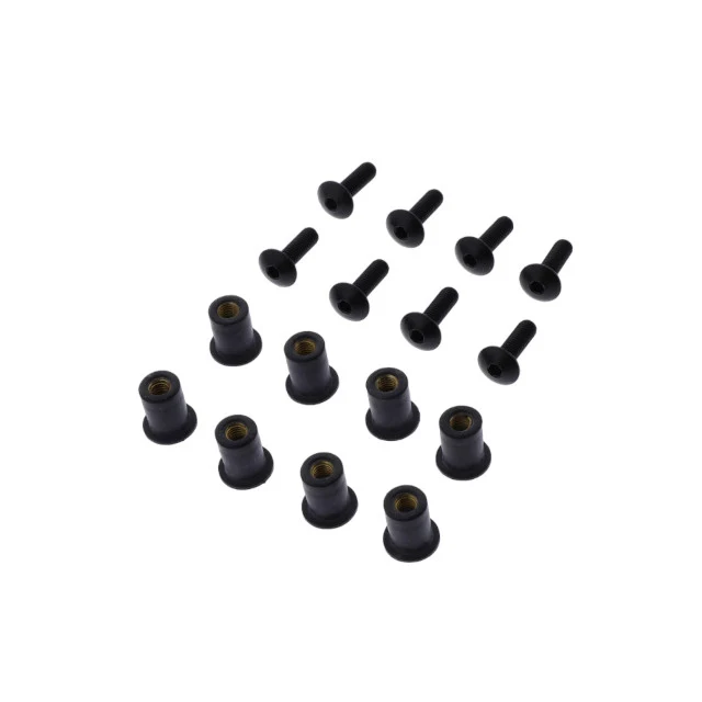 Tornillos para carenados M5x16mm JMP - aluminio negro