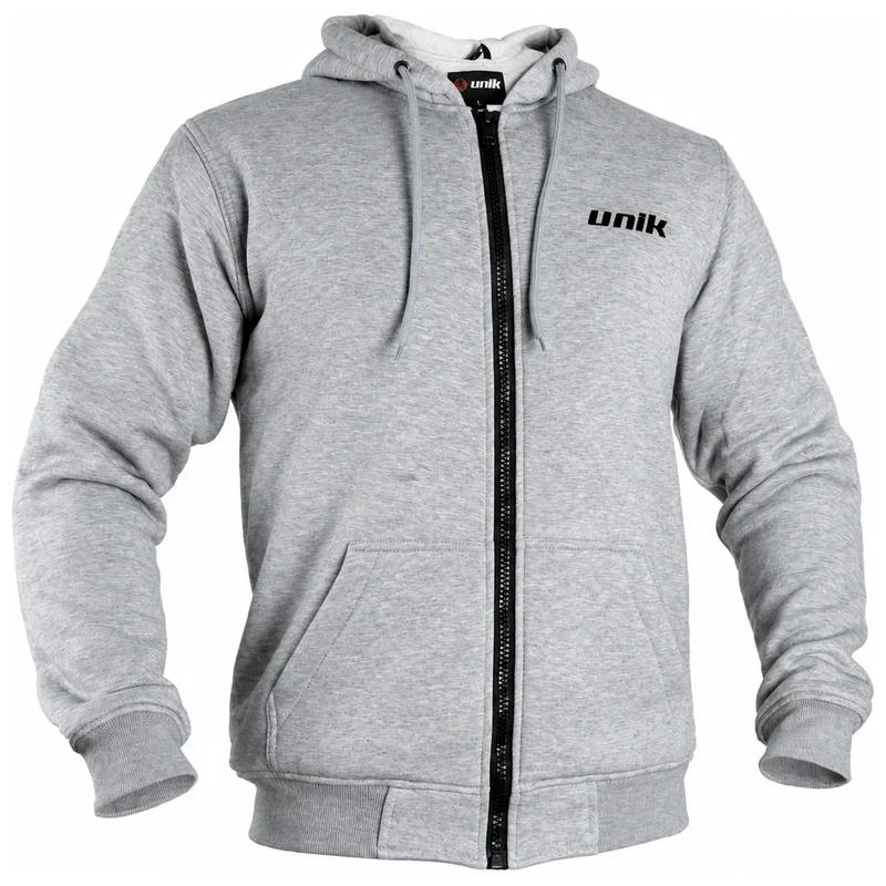 Sudadera Unik SC-01 con kevlar y protecciones - Gris
