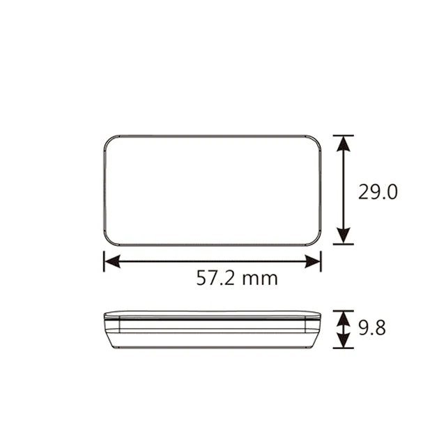 Marcador temperatura y voltaje Slim Line Koso