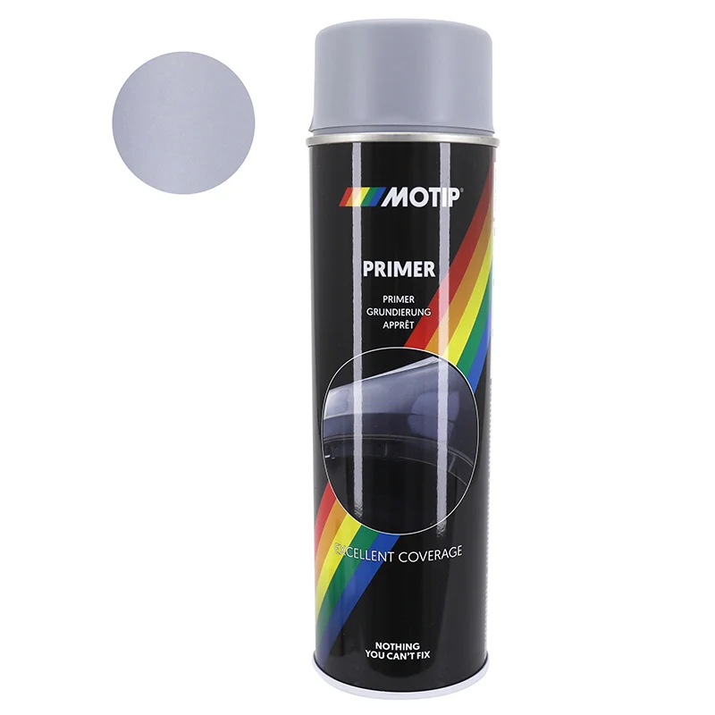 Appret Peinture Motip Primer Pro Universel Gris (Aerosol-Bombe 500 Ml) (04054)