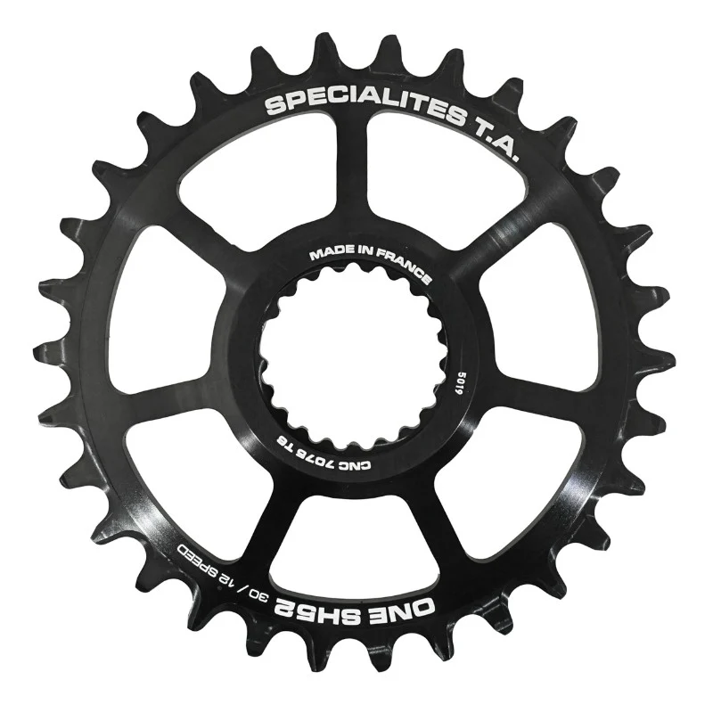 Plateau VTT Direct Mount Pour Shimano Xtr M9100 - Xt M8100 - Slx M7100 Ta One Sh52 30 dents Comp M900 10-11-12V. Narrow Wide Noir