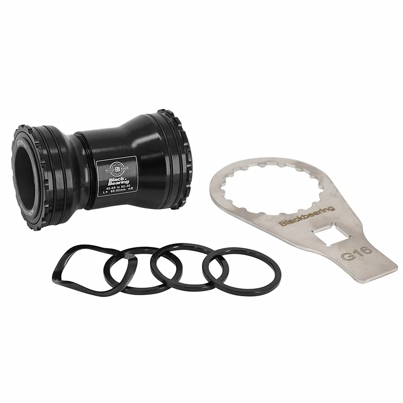 Cuvette Intégré Boîtier VTT-Route A Emboiter-Pf30 386 Evo Blackbearing Roulement Céramique Boite De 68-92 Diam 46 Pour Axe 28.99 mm (Compatible Sram Dub) - Clé Montage Incluse-