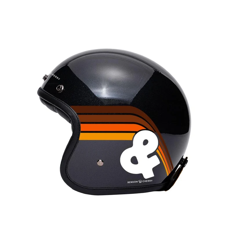 Casque jet moto - The Classic Benson & Cherry