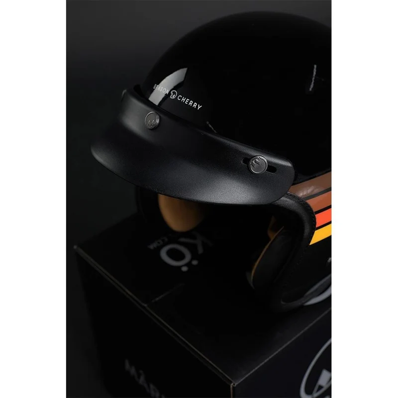 Casque jet moto - The Classic Benson & Cherry