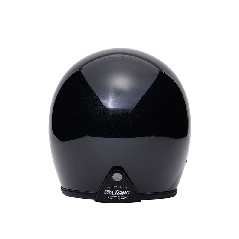 Casque jet moto - The Classic noir