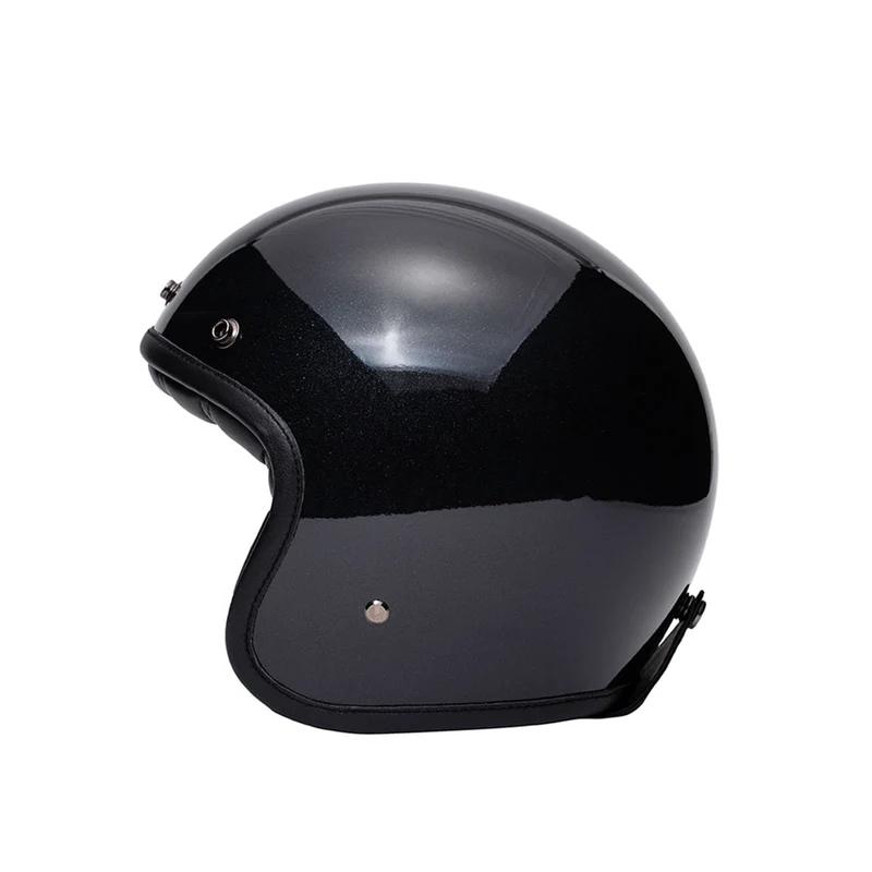 Casque jet moto - The Classic noir
