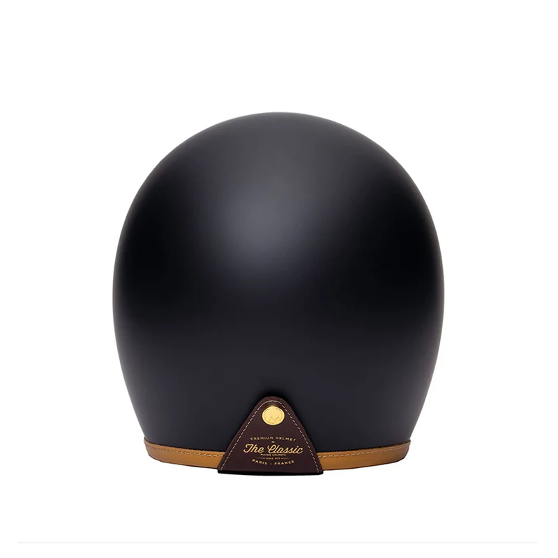 Casque jet moto - The Classic noir mat