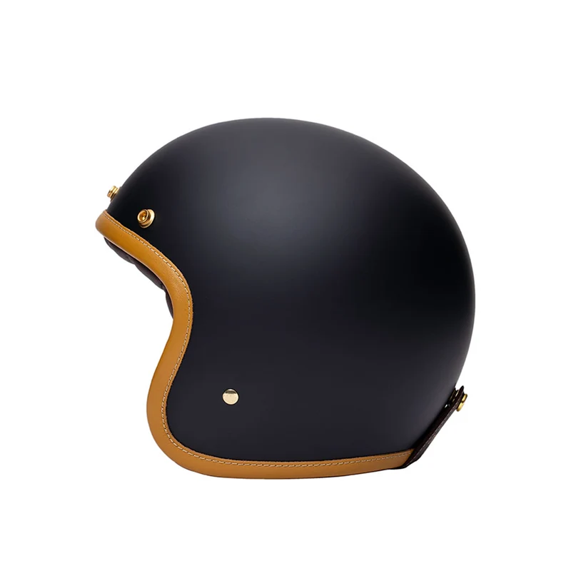 Casque jet moto - The Classic noir mat