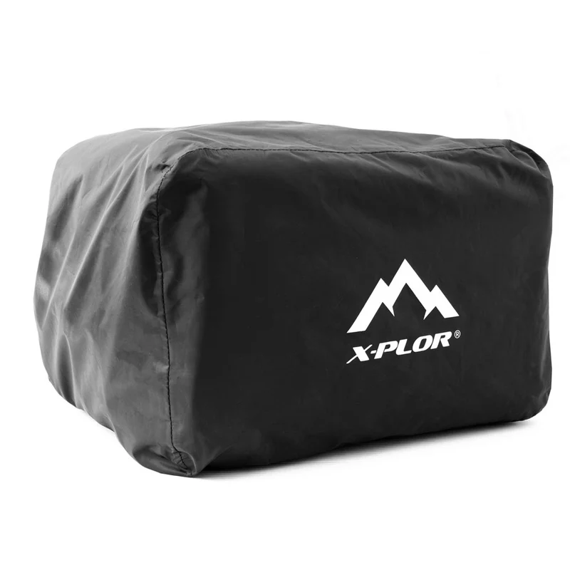 Sacoches cavalières moto 25L - Argentés [Lot de 2]