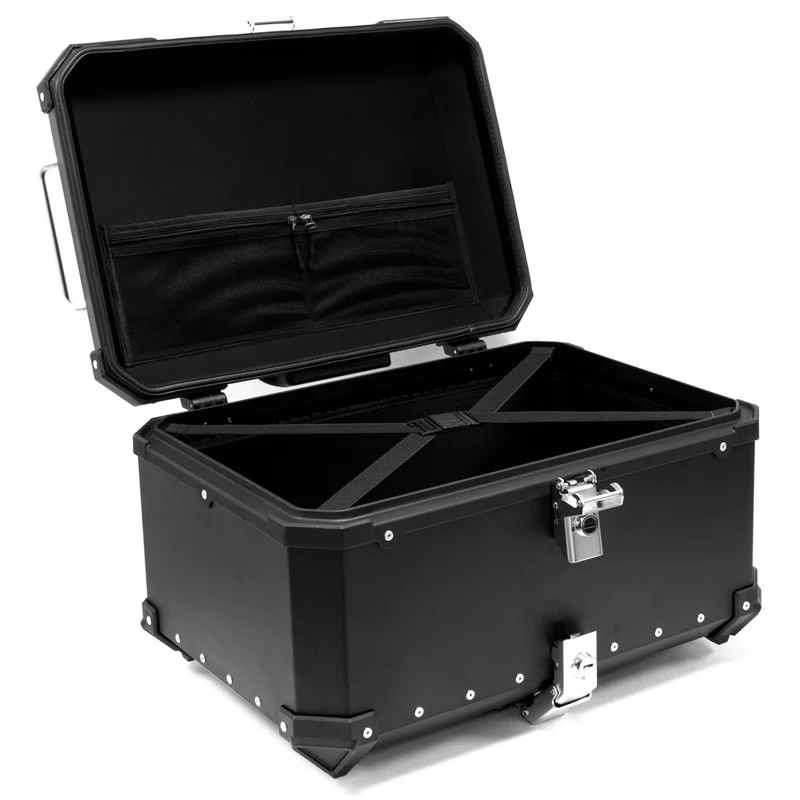 Top case moto 55L en aluminium noir - X-PLOR