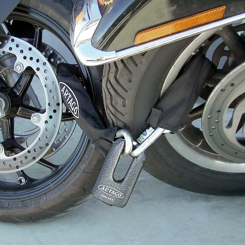 Chaîne antivol 120cm avec cadenas SRA