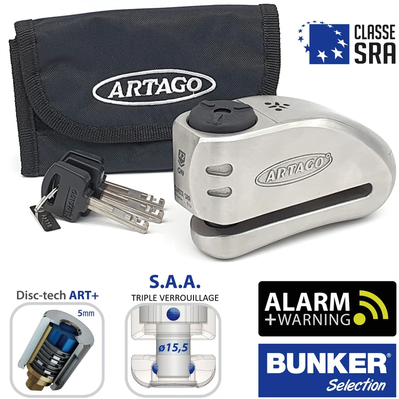 Bloque disque moto - PowerLock