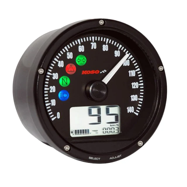 Velocimetro y RPM D75 10.000 RPM Koso - negro