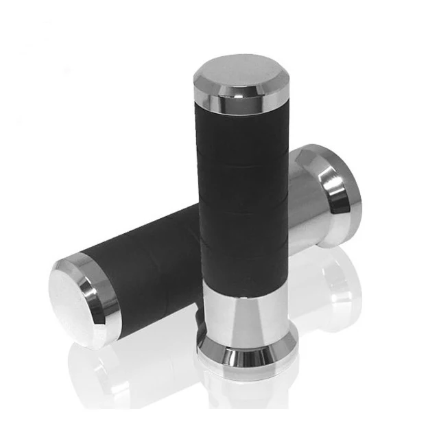 Puños calefactables con interruptor 7/8" + 1" L.120mm Koso - cromado