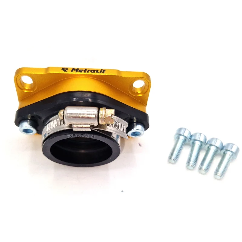 Tobera de admisión con alza mecanizado Metrakit d.35mm Derbi Variant