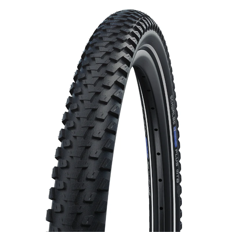 Pneu VTT Suv 29 X 2.25 Schwalbe Marathon Plus MTB Crampons Noir Tr (57-622) Renfort Flanc Reflex Homologué VAE E50