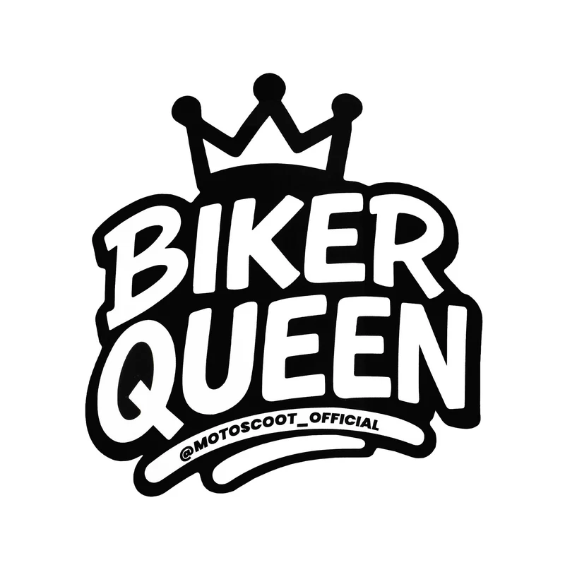 Pegatina Motoscoot Biker Queen