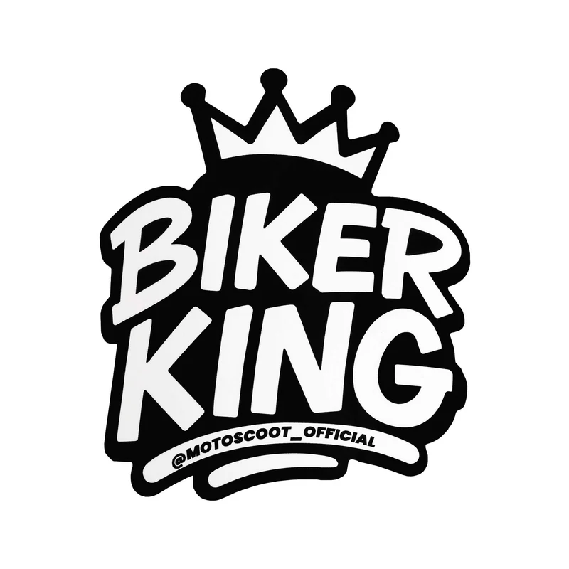 Pegatina Motoscoot Biker King