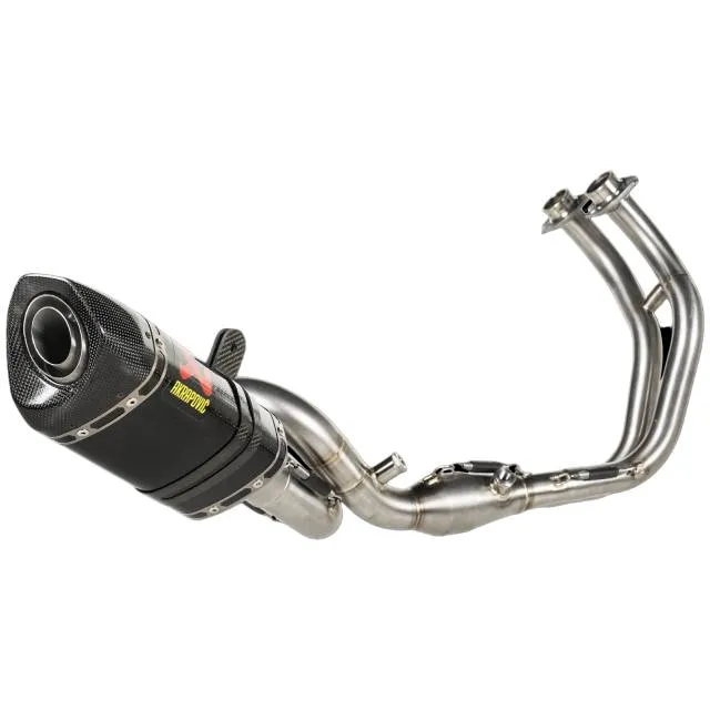Escape Akrapovic completo Yamaha MT-07 / Tracer / XSR 700 14-21 4T - carbono