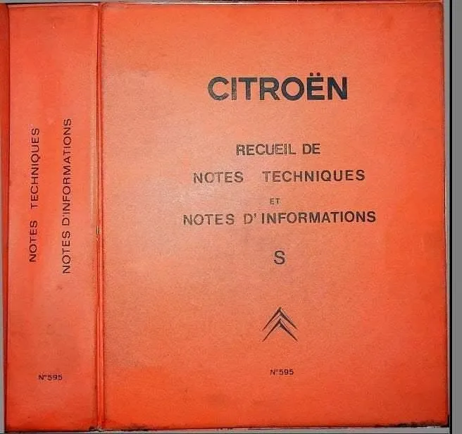 Manuels d'atelier Citroën SM (compilation intégrale )