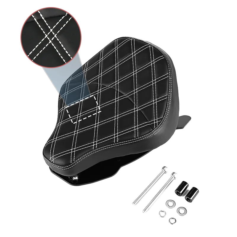 Motorcycle Driver Front Leather Pillow solo Seat Cushion Pad Fit For BMW R18 100 Years R 18 Classics 2020 2021 2022 2023