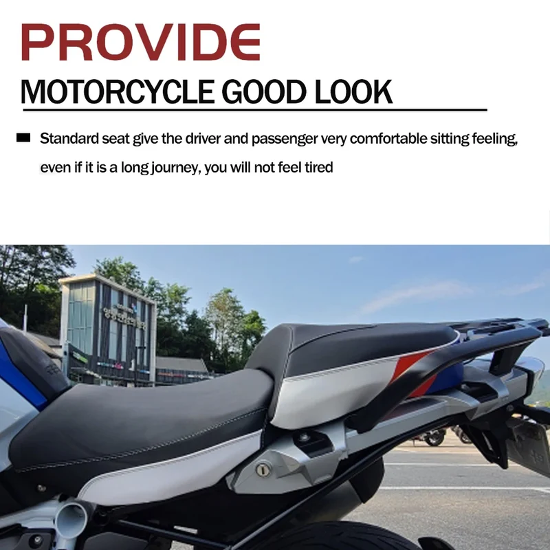 Motorcycle Front Rear Seat Pillion Cushion For BMW R1200GS R1200 GS Adventure R1250GS R 1250GS GSA Passenger Saddle Seat Cover