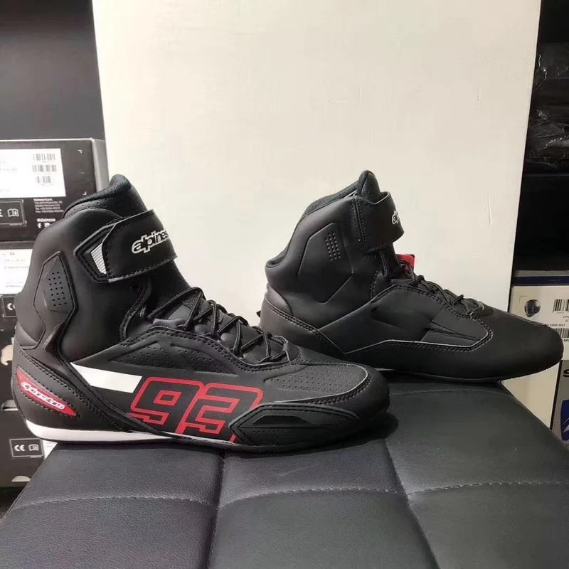 New for MM93 Motorcycle Boots Men Waterproof Motorcyclist Shoes Racing Motocross Bota Anti-Collision Off-Road for Rally Race