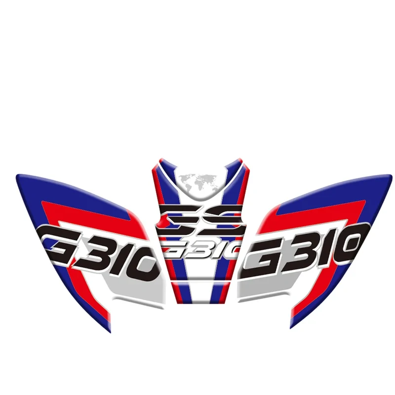 For BMW G310GS G 310GS G 310 GS 2018-2019 Motorcycle 3D Tank Pad Protective Decal Sticker Decorative Stickers Protector