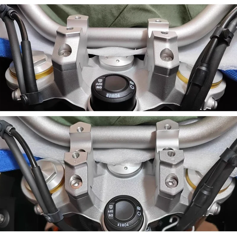 For BMW F900GS Adventure F 900 GS ADV 2024 2025- F850GS Accessories Motorcycle HandleBar Riser Clamp Extend Heightening Adapter